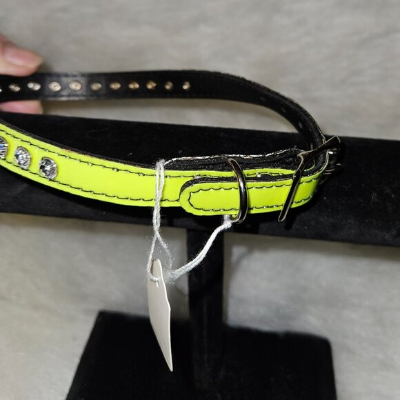 NEW LIME GREEN Kitty Collar Chocker - Picture 2 of 14